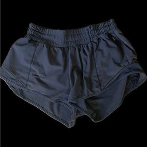 Lululemon black Hotta hot shorts.  Low rise. Size 2.
